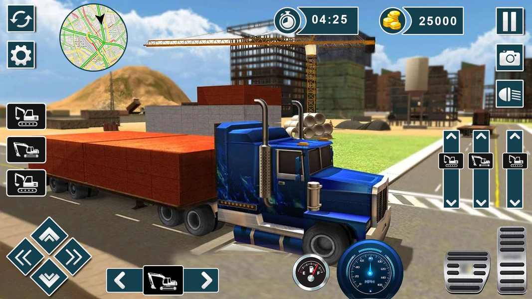 Excavator Truck Driving Game - عکس بازی موبایلی اندروید