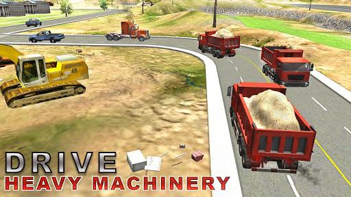 Heavy Excavator Simulator PRO - Gameplay image of android game