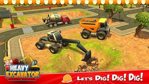Construction ۳D Excavator Sim - عکس بازی موبایلی اندروید