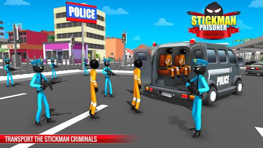 Stickman Prison Transport Van - Gameplay image of android game