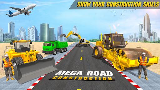 Mega Road Construction Machine - عکس بازی موبایلی اندروید
