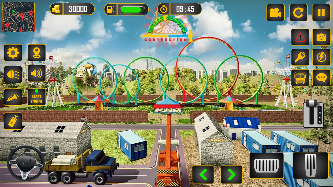 Roller Coaster Builder Game - عکس بازی موبایلی اندروید