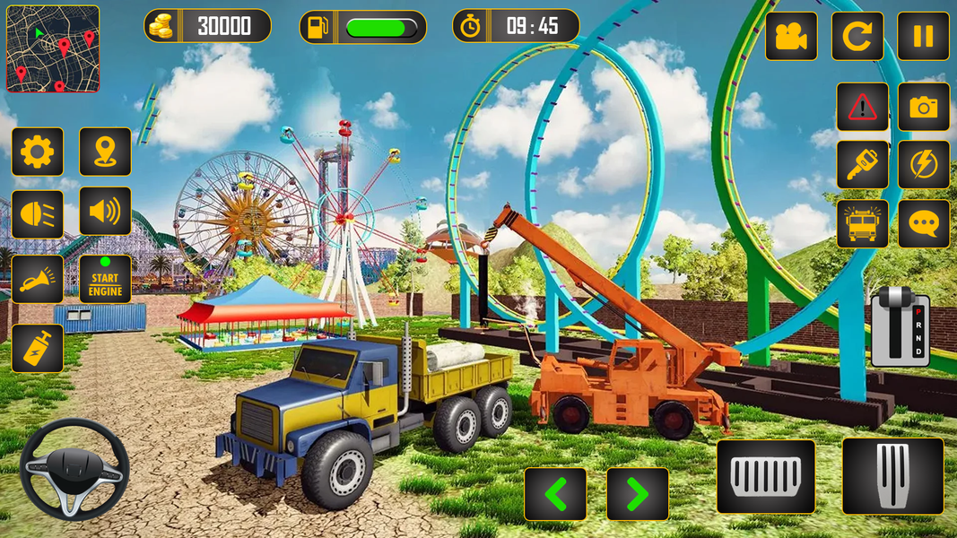 Roller Coaster Builder Game - Gameplay image of android game