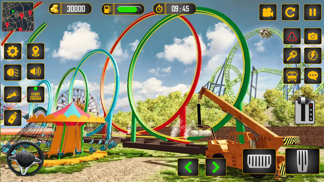Roller Coaster Builder Game - Gameplay image of android game