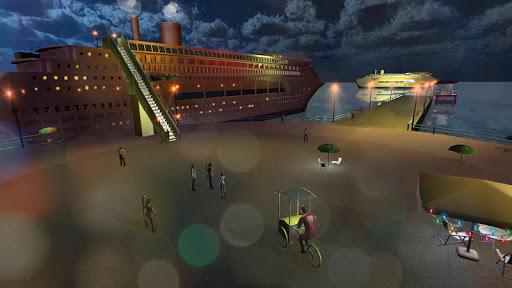 Transport Cruise Ship Games - Gameplay image of android game
