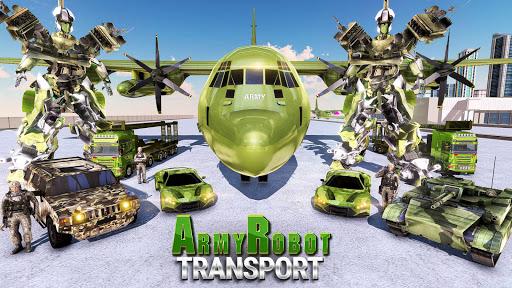 US Army Tank Robot Cargo Plane - عکس بازی موبایلی اندروید