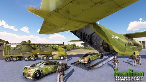 US Army Tank Robot Cargo Plane - عکس بازی موبایلی اندروید