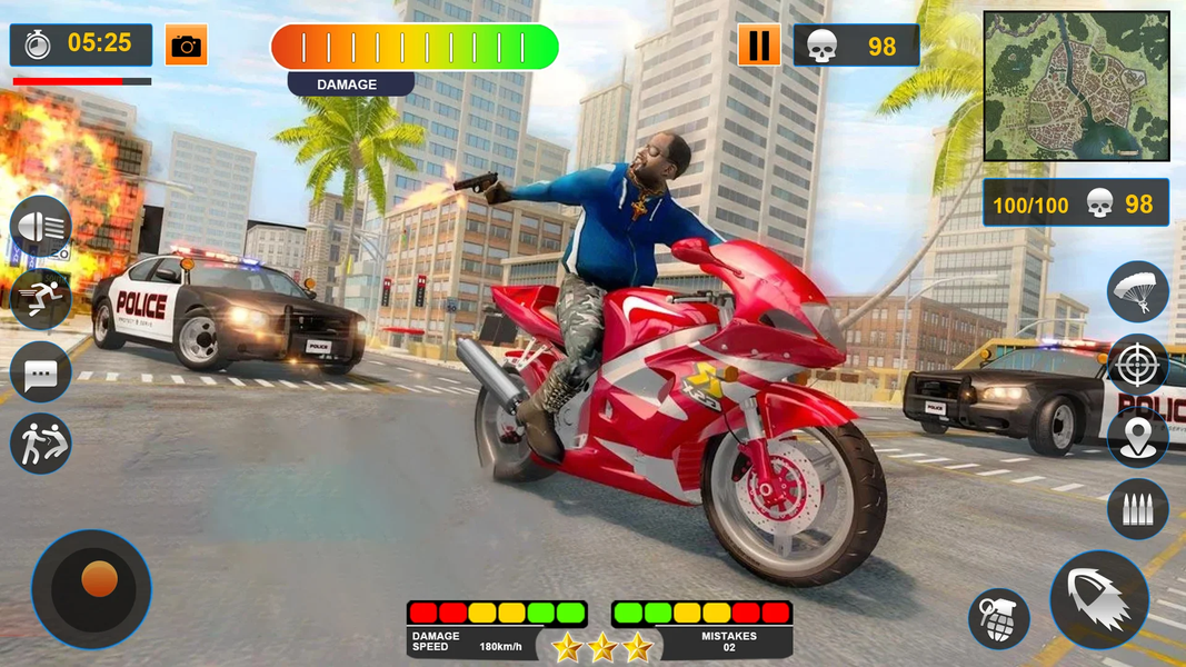US Police Shooting Crime City - Gameplay image of android game