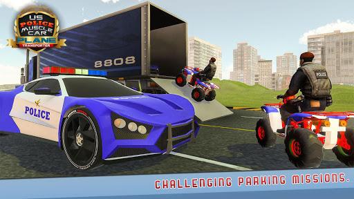 Police Muscle Car Cargo Plane - عکس بازی موبایلی اندروید