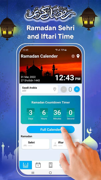 Ramadan Calendar & Time Table - Image screenshot of android app