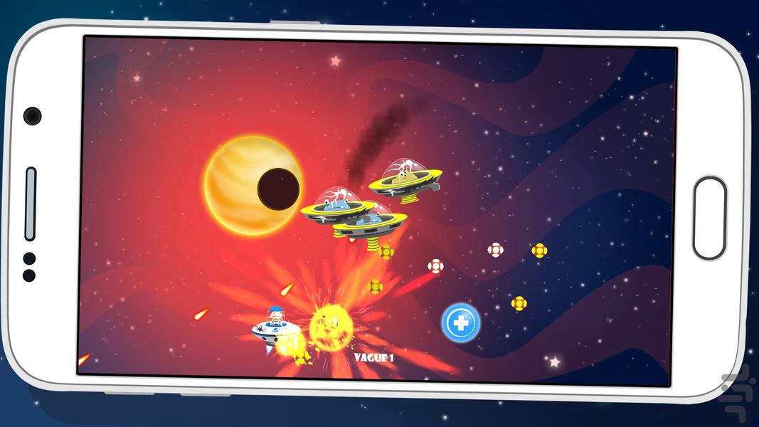 Alien Invaders - Gameplay image of android game