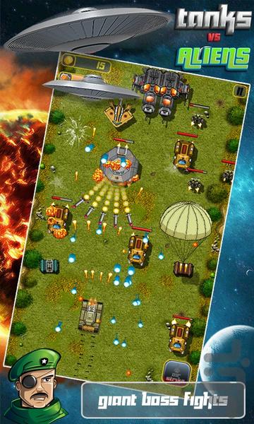 Tanks vs Aliens - Gameplay image of android game