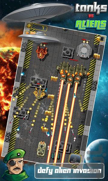 Tanks vs Aliens - Gameplay image of android game