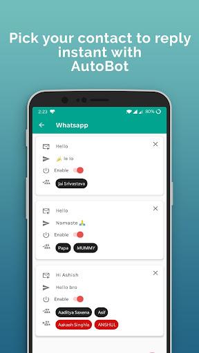 Autobot- Auto Responder For IM - عکس برنامه موبایلی اندروید