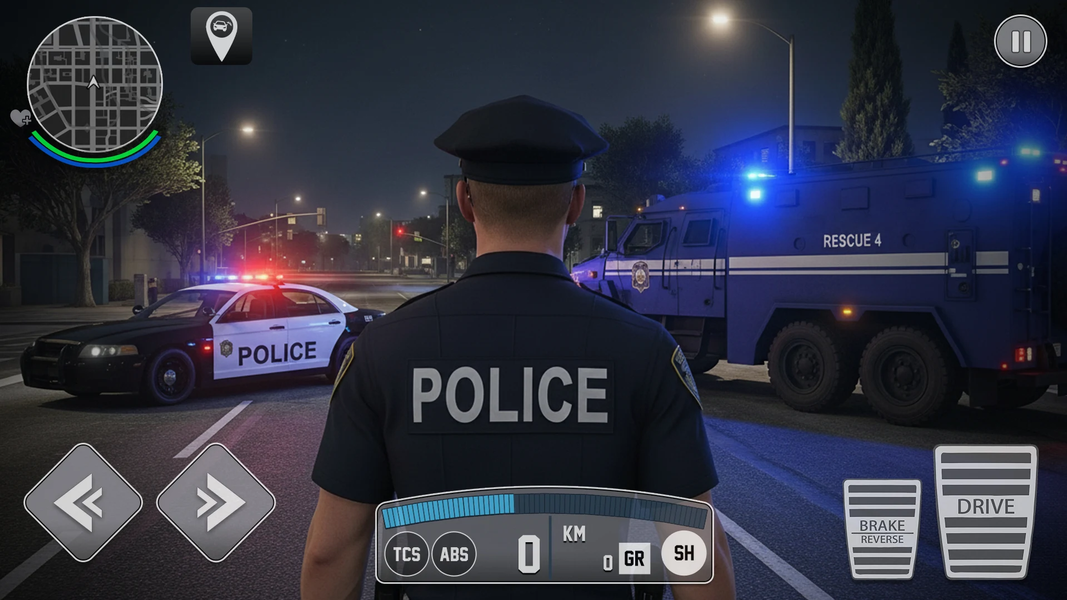 City Cop: Police Chase 3D Game - Gameplay image of android game