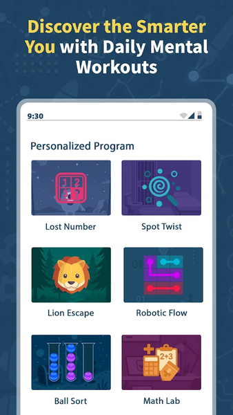IQ Brain Training - عکس برنامه موبایلی اندروید