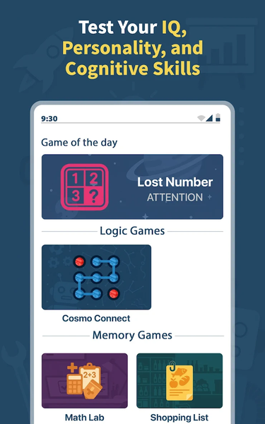 IQ Brain Training - عکس برنامه موبایلی اندروید