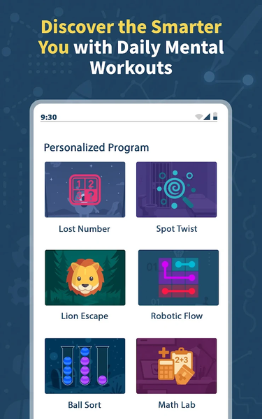 IQ Brain Training - عکس برنامه موبایلی اندروید