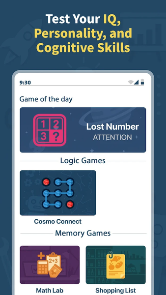 IQ Brain Training - عکس برنامه موبایلی اندروید