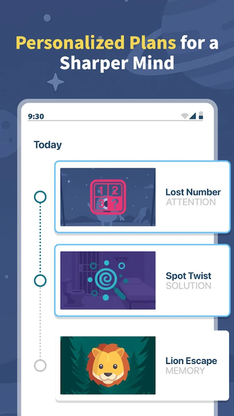 IQ Brain Training - عکس برنامه موبایلی اندروید