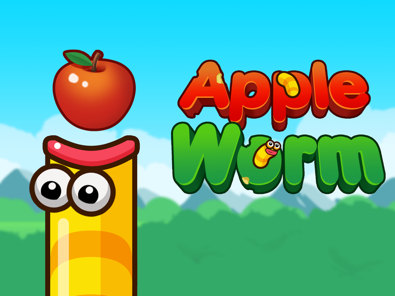 Apple Worm - Gameplay image of android game