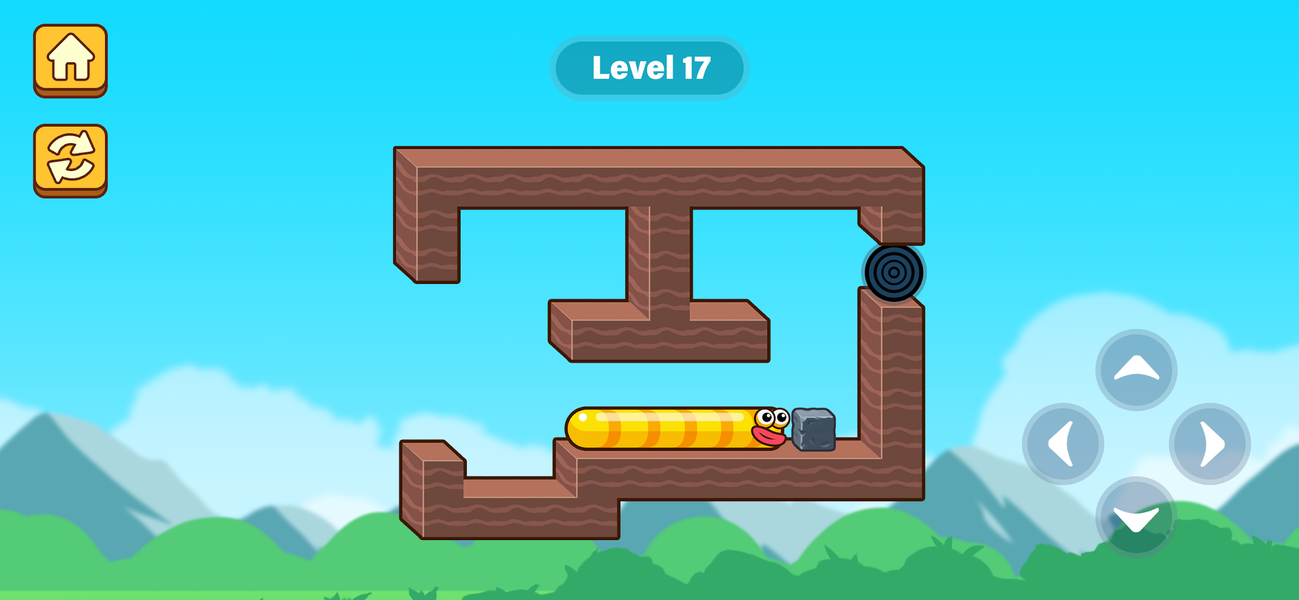 Apple Worm - Gameplay image of android game