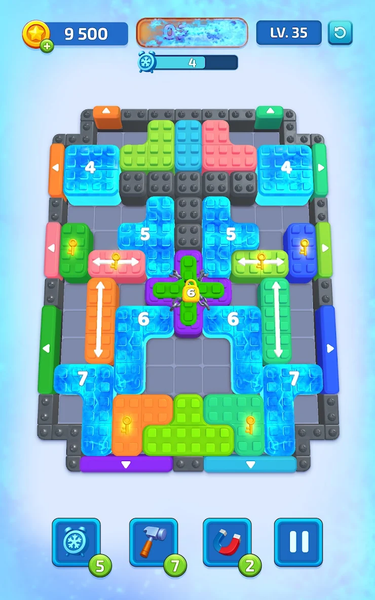 Block Out Color Puzzle Game - عکس بازی موبایلی اندروید