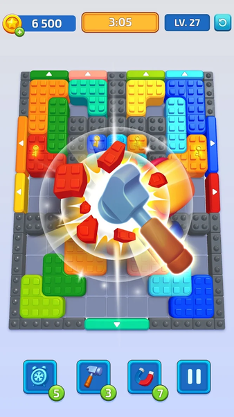 Block Out Color Puzzle Game - عکس بازی موبایلی اندروید