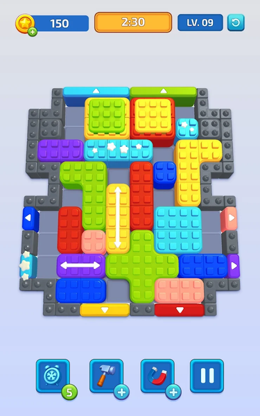Block Out Color Puzzle Game - عکس بازی موبایلی اندروید