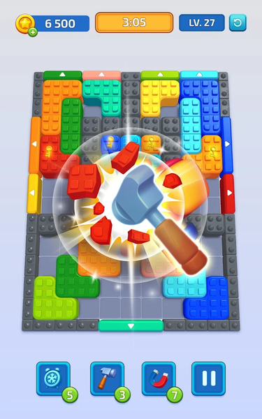 Block Out Color Puzzle Game - عکس بازی موبایلی اندروید