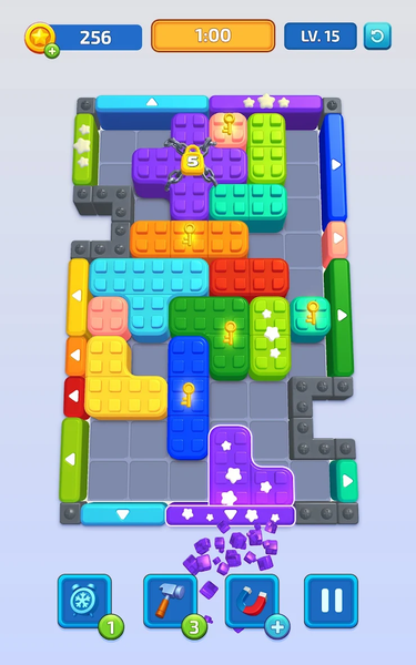 Block Out Color Puzzle Game - عکس بازی موبایلی اندروید