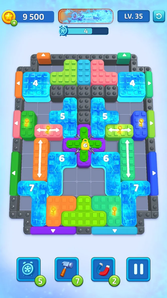 Block Out Color Puzzle Game - عکس بازی موبایلی اندروید