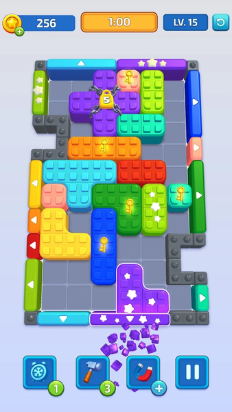 Block Out Color Puzzle Game - عکس بازی موبایلی اندروید