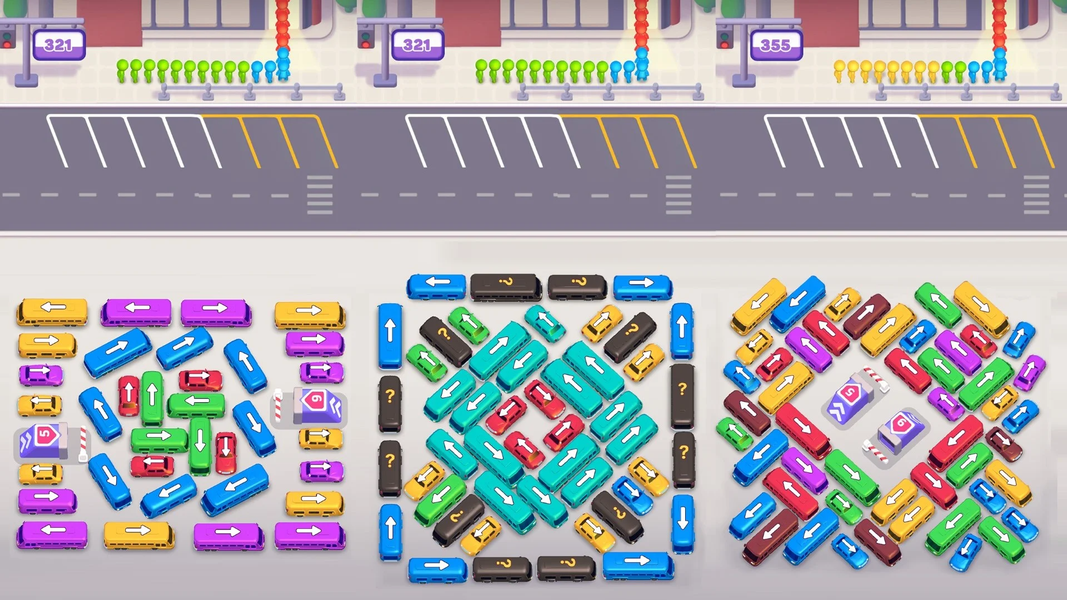 Bus Away: Traffic Jam - Gameplay image of android game