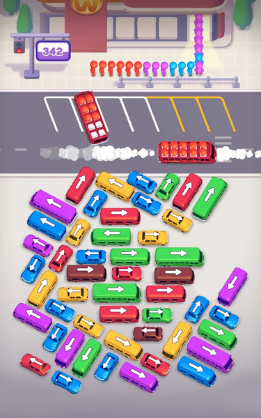 Bus Away: Traffic Jam - Gameplay image of android game