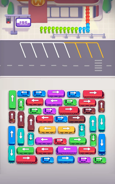 Bus Away: Traffic Jam - Gameplay image of android game