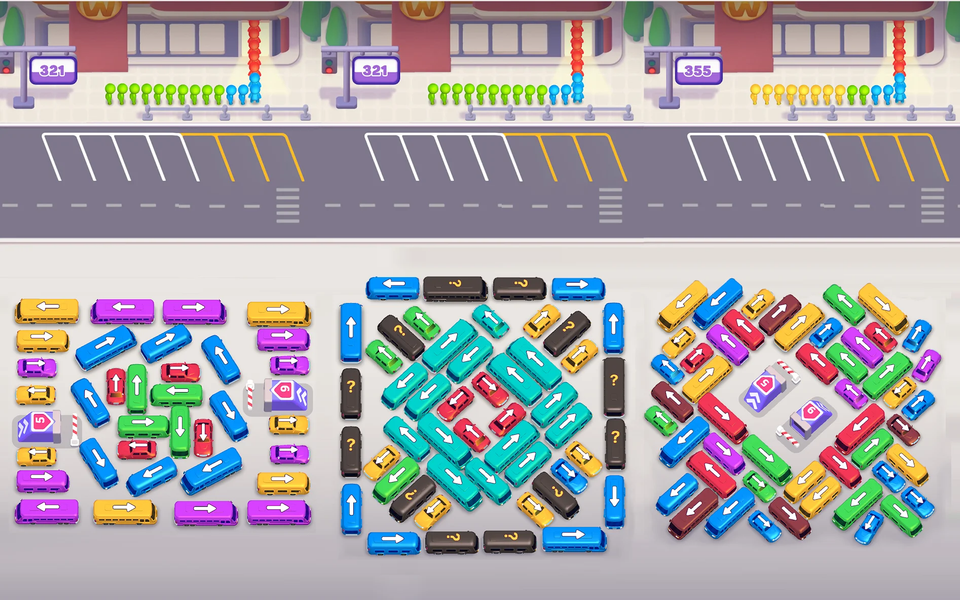 Bus Away: Traffic Jam - Gameplay image of android game