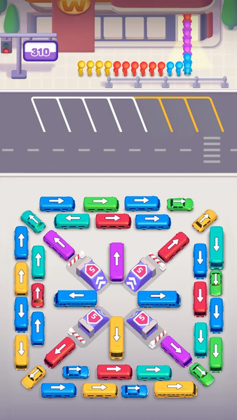 Bus Away: Traffic Jam - Gameplay image of android game