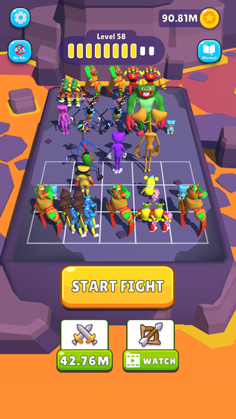 Merge Master: Monster Playtime - Gameplay image of android game