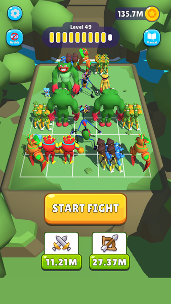 Merge Master: Monster Playtime - Gameplay image of android game