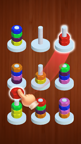Nuts & Bolts: Screw & Sort - عکس بازی موبایلی اندروید