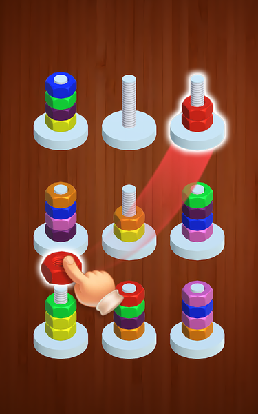 Nuts & Bolts: Screw & Sort - عکس بازی موبایلی اندروید