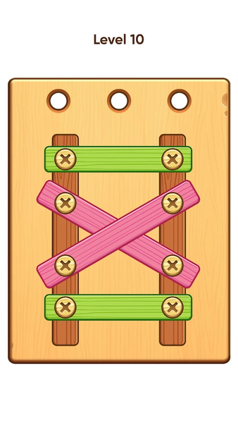 Screw Puzzle: Wood Nut & Bolt - عکس بازی موبایلی اندروید