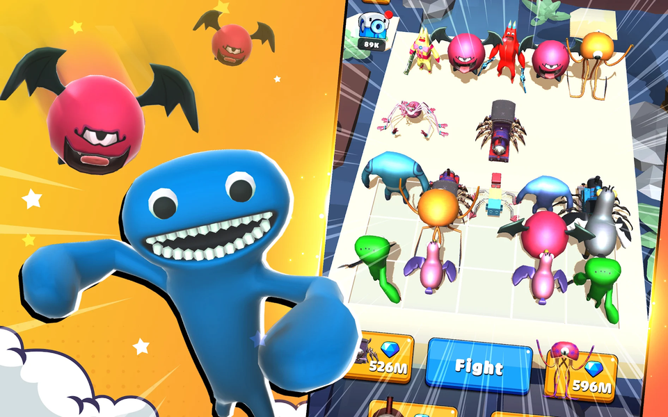 Merge Banben Horror Battle - Gameplay image of android game