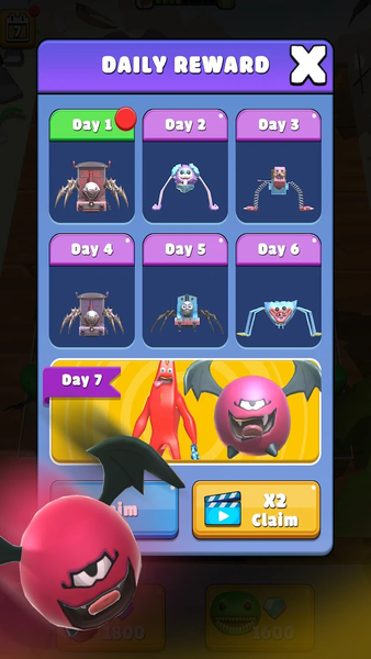 Merge Banben Horror Battle - Gameplay image of android game