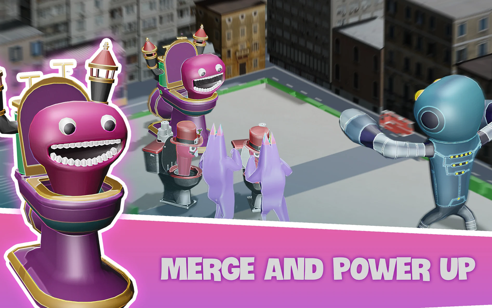 Merge Bambam Sink Battle - عکس بازی موبایلی اندروید