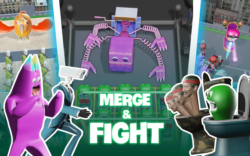 Merge Bambam Sink Battle - عکس بازی موبایلی اندروید