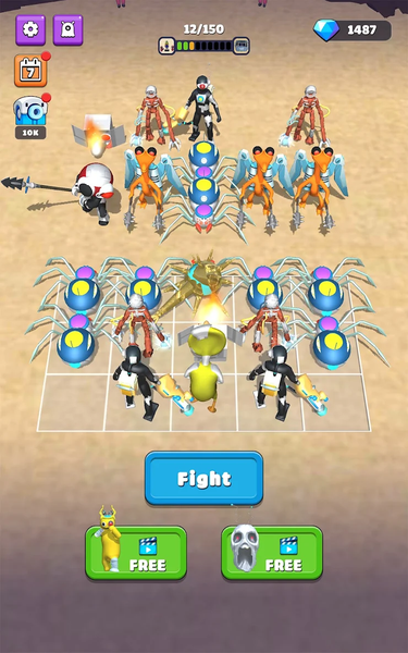 Merge Rainbow Friend ۱۰۰ Doors - عکس بازی موبایلی اندروید