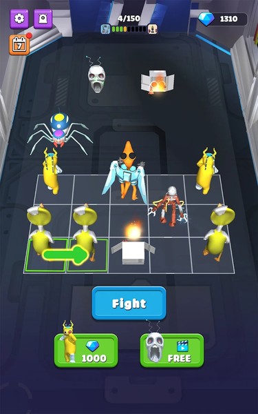 Merge Rainbow Friend ۱۰۰ Doors - عکس بازی موبایلی اندروید