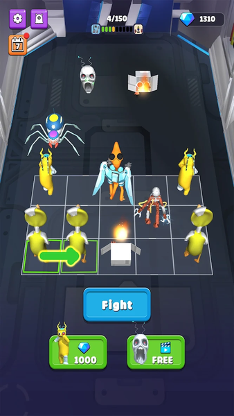 Merge Rainbow Friend ۱۰۰ Doors - عکس بازی موبایلی اندروید